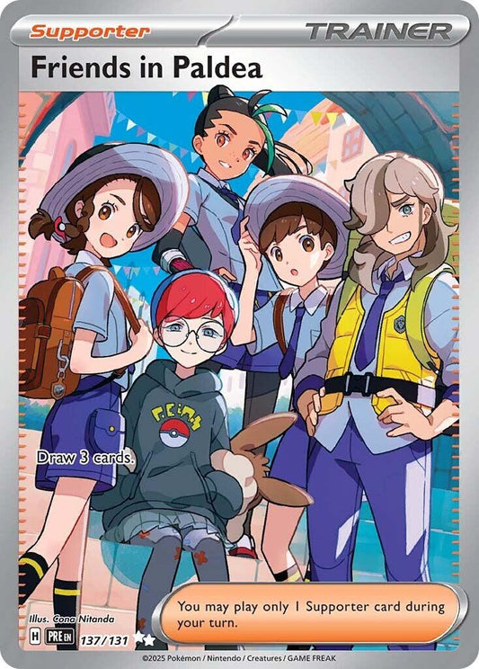Friends in Paldea #137 – Pokémon Prismatic Evolutions – Löskort Near Mint