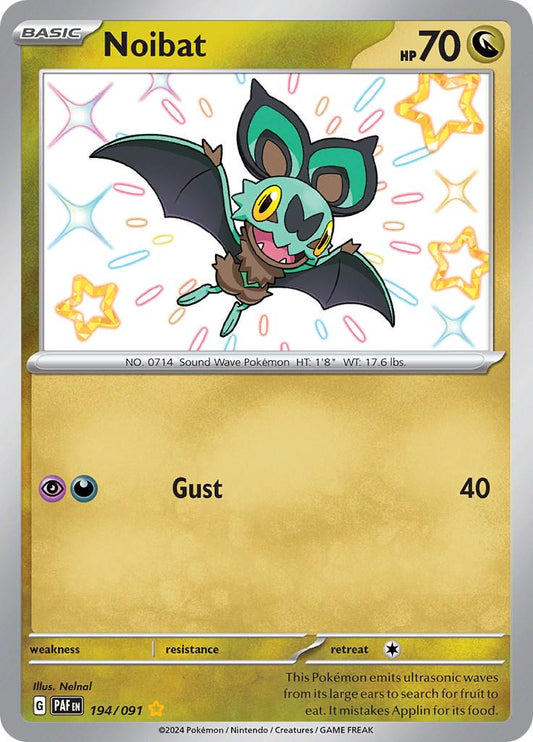 Noibat #194 – Pokémon Paldean Fates – Löskort Near Mint