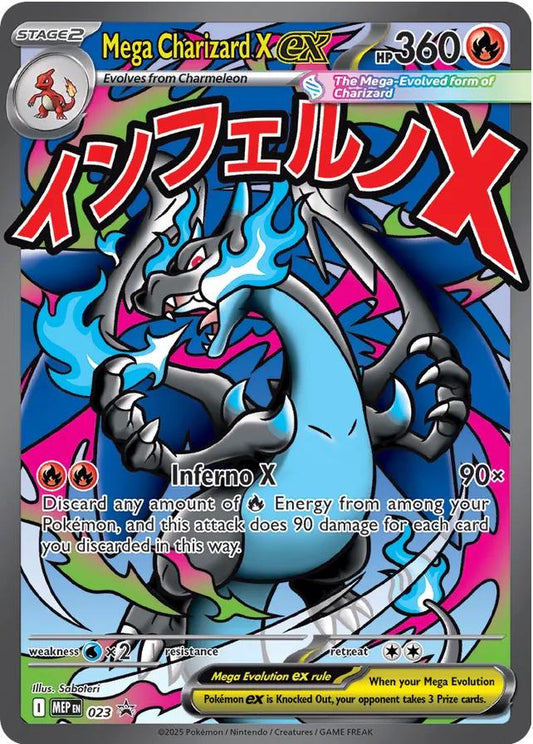 Mega Charizard X EX #23 – Pokémon – Löskort Near Mint