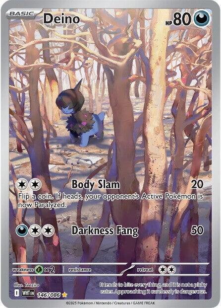 Deino #146 – Pokémon White Flare – Löskort Near Mint