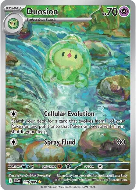 Duosion #119 – Pokémon Black Bolt – Löskort Near Mint