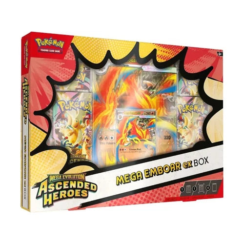 Pokémon Ascended Heroes Mega Emboar EX Box