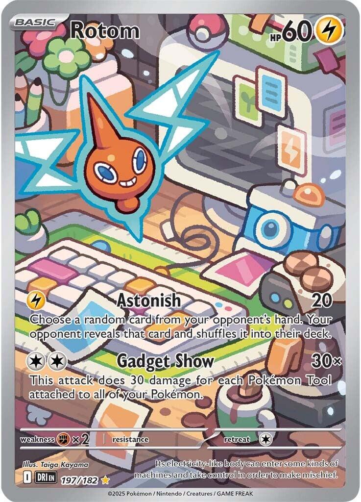 Rotom #197 – Pokémon Destined Rivals – Löskort Near Mint