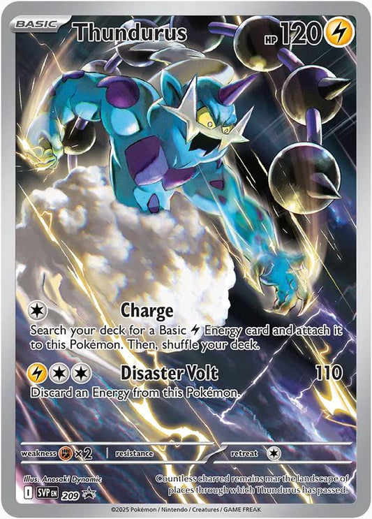 Thundurus #209 – Pokémon Promo – Löskort Near Mint